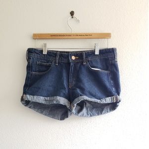 H&M dark jean shorts